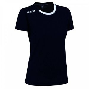 NWT ERREA Women Ramos Maglia T Shirt Crew Neck Short Sleeve Black Jersey…
